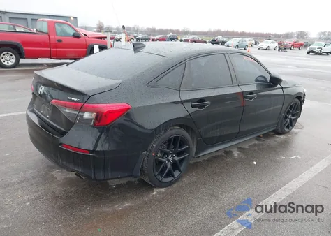 2022 Honda Civic Sport из США, поврежденный, VIN 2HGFE2F52NH560780